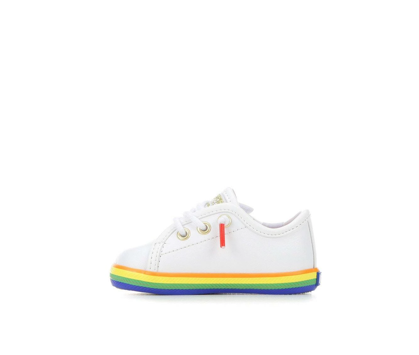 Wholesale ๐ Girls' Keds Infant & Toddler Kickstart Crib ๐ Shoes White/Rainbow โ - Image 4