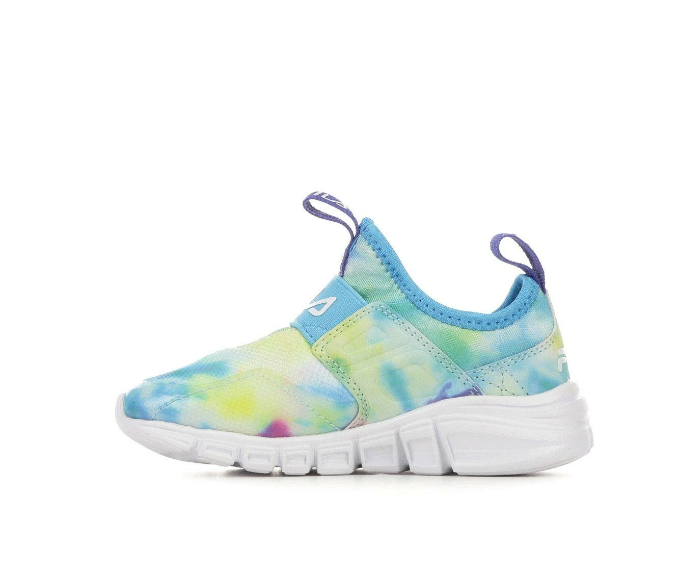 Coupon โ๏ธ Girls' Fila Toddler Landbuzzer Running ๐ Shoes TieDye/Grn/Blu ๐ - Image 4