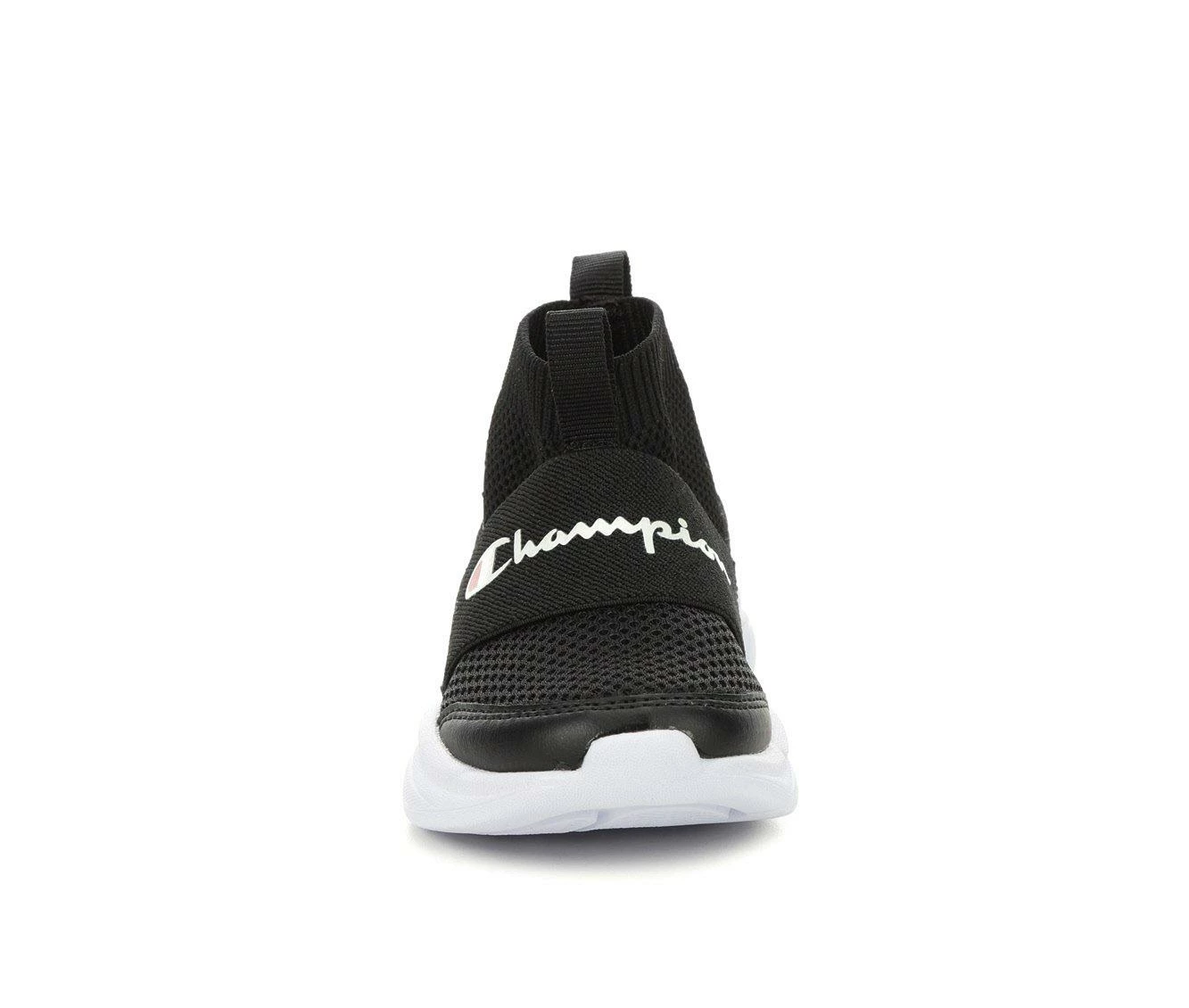 Wholesale ๐ Kids' Champion Toddler Legend Pull-On ๐ Sneakers Black/Wht/Red ๐งจ - Image 5