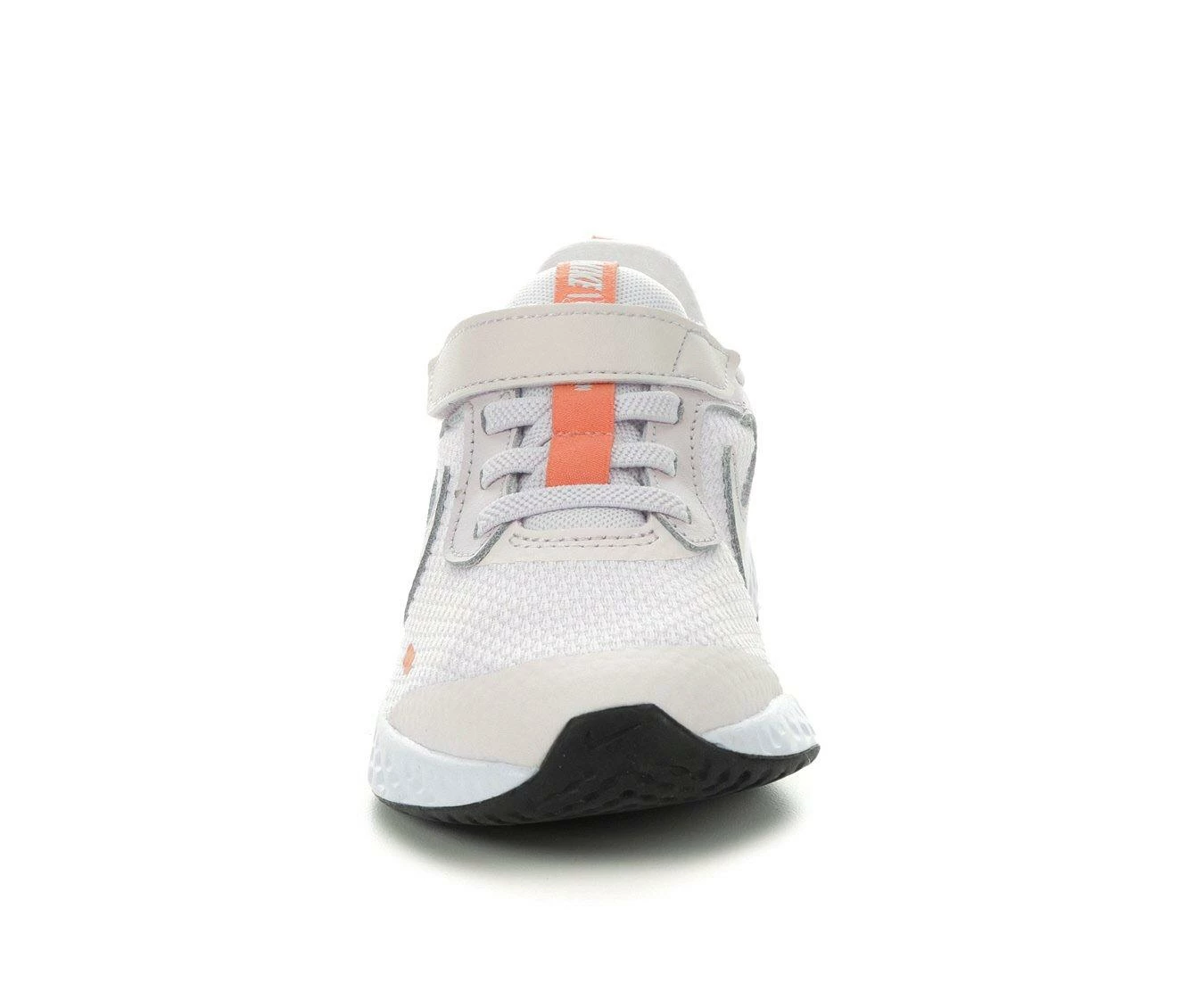 Outlet โค๏ธ Girls' Nike Little Kid Revolution 5 Running ๐ Shoes Violet/Peach/Wh ๐คฉ - Image 5