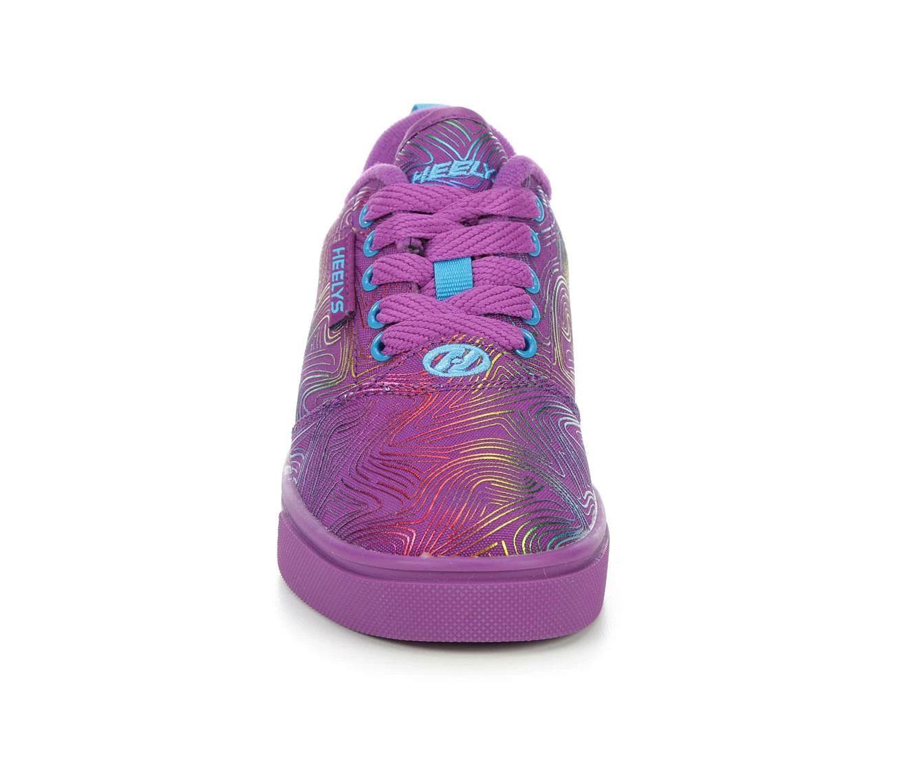 Wholesale ๐ Girls' Heelys Pro 20 ๐ง Girls Print ๐ Sneakers Purple/Rainbow โค๏ธ - Image 5