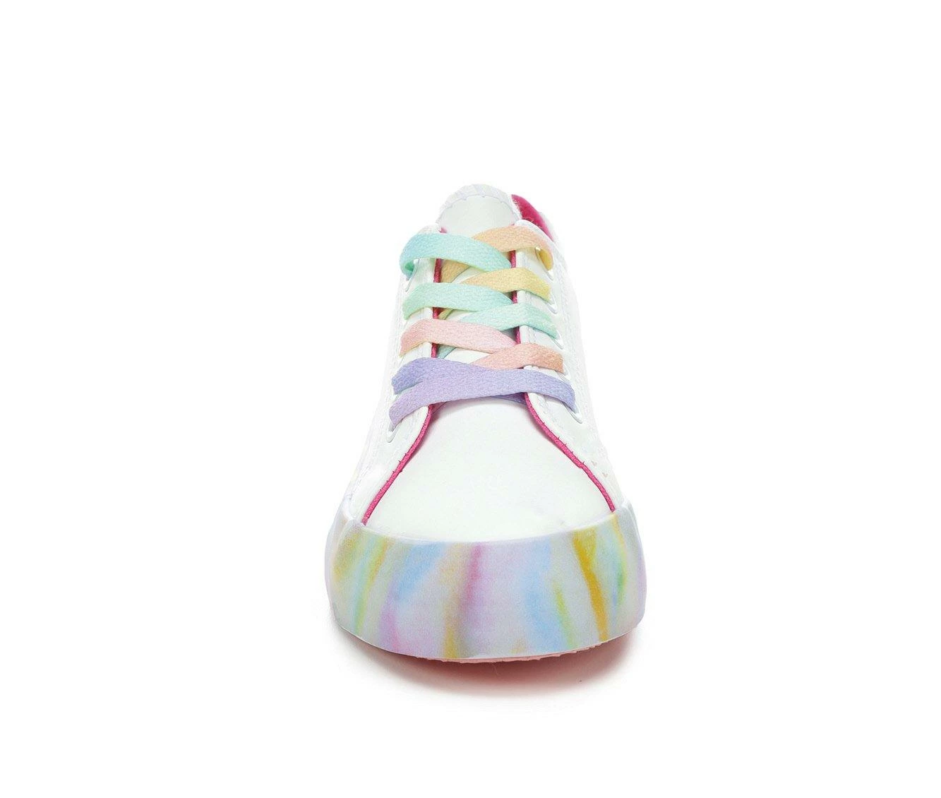 Coupon ๐ Girls' Paris Blues Little Kid & Big Kid Macie Platform ๐ Sneakers White/Tie Dye ๐คฉ - Image 5