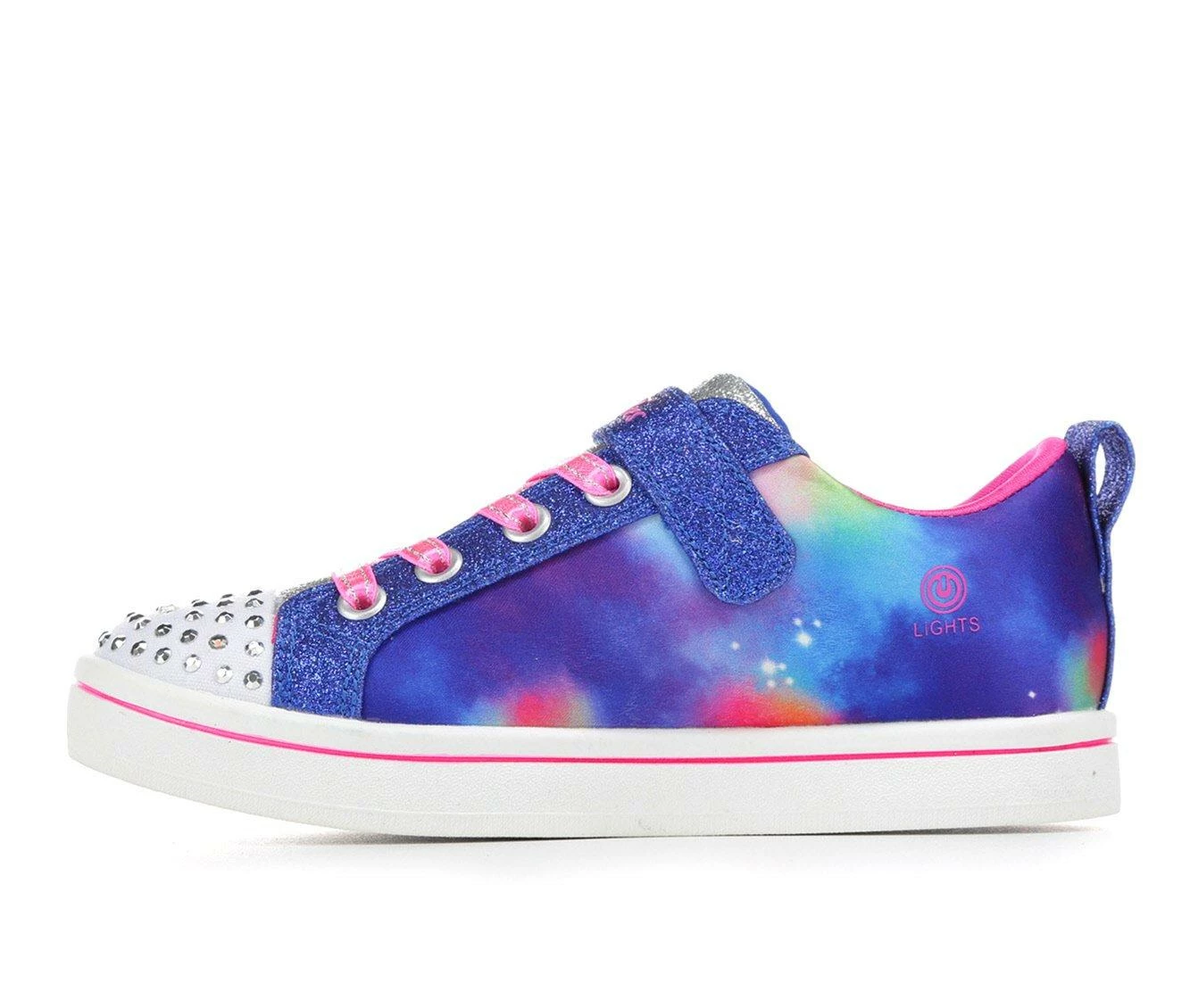 Wholesale ๐ฅฐ Girls' Skechers Little Kid Sparkle Rayz Twinkle Toes Light-Up ๐ Sneakers Blue Multi ๐คฉ - Image 5