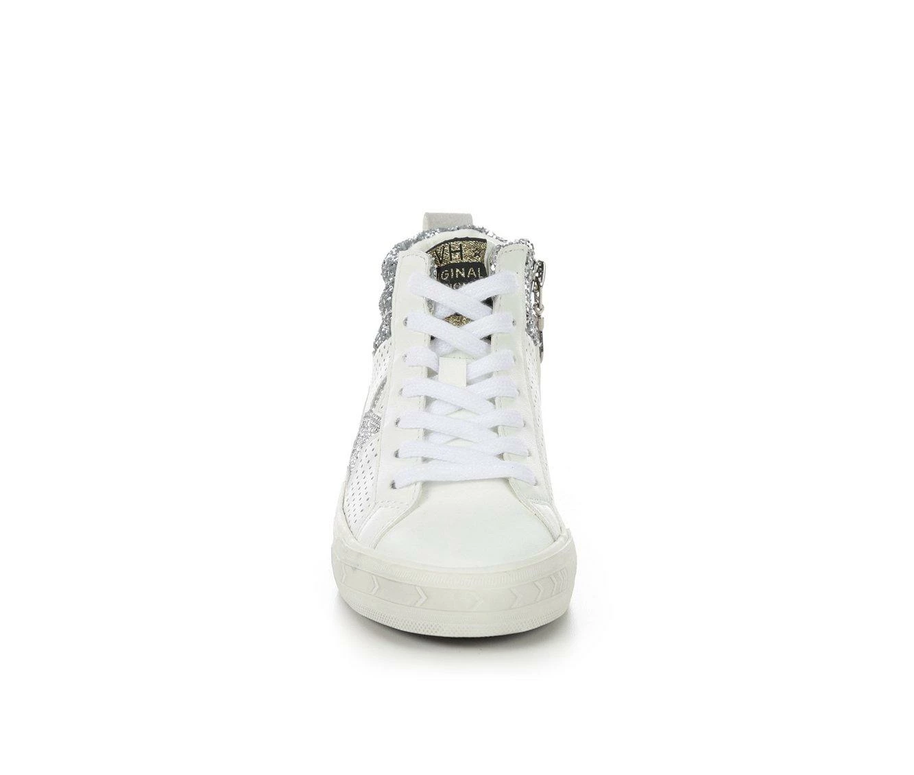 Cheap โญ Girls' VINTAGE HAVANA Little Kid & Big Kid Wilma Mid-Top ๐ Sneakers White/Silver ๐ฅ - Image 5