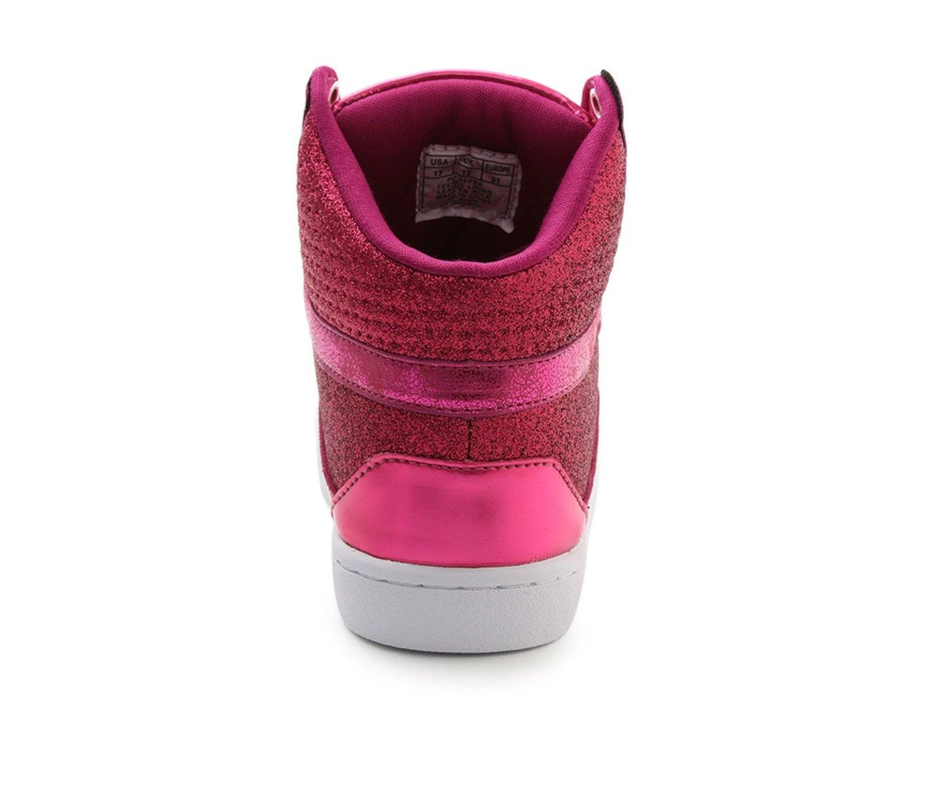 Deals ๐ Girls' Pastry Toddler & Little Kid Pop Tart Glitter High Top ๐ Sneakers Fuchsia ๐ - Image 5