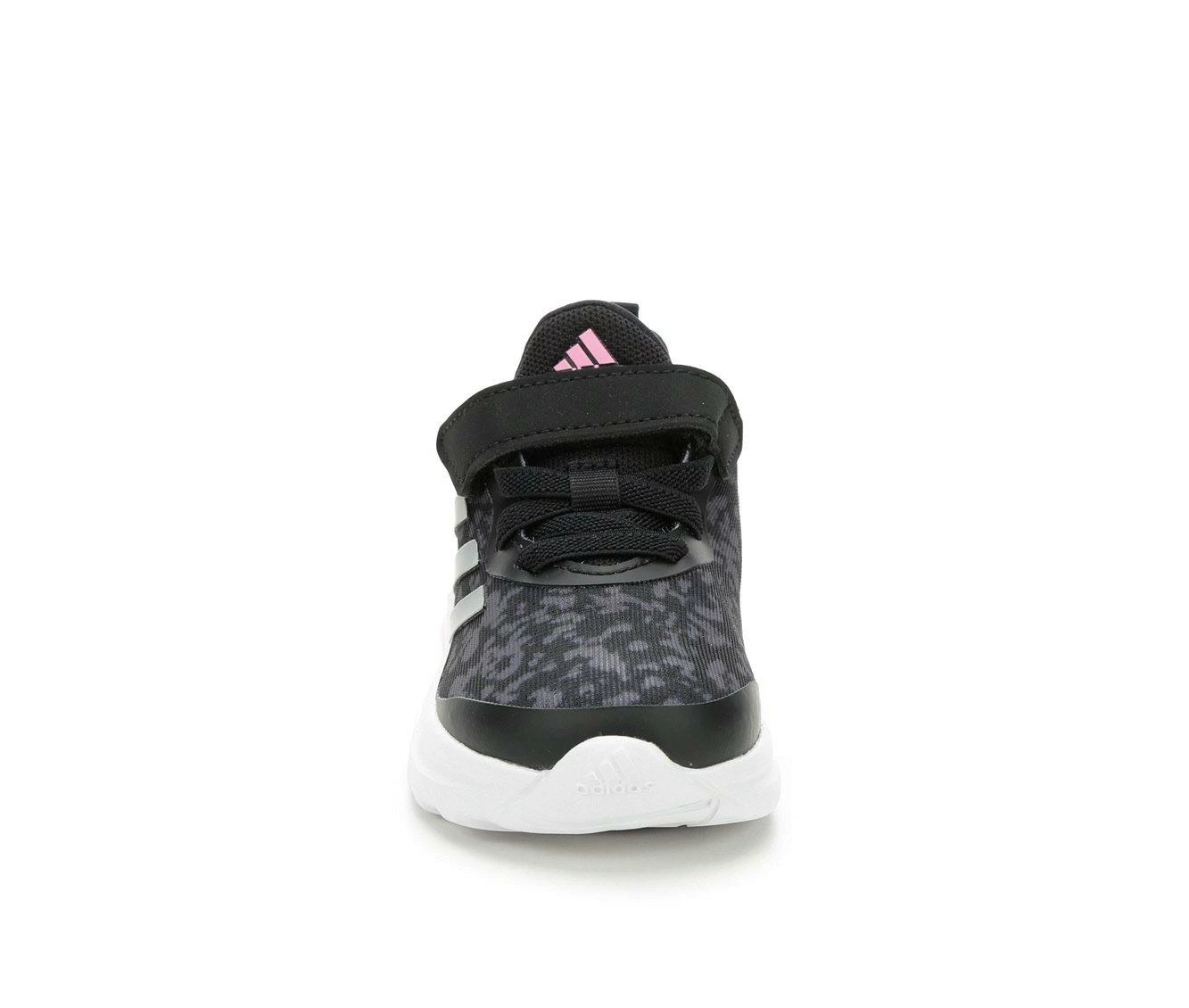 Budget ๐ฅฐ Girls' Adidas Toddler Fortarun Sustainable Running ๐ Shoes Blk/Pink/Print ๐ - Image 5