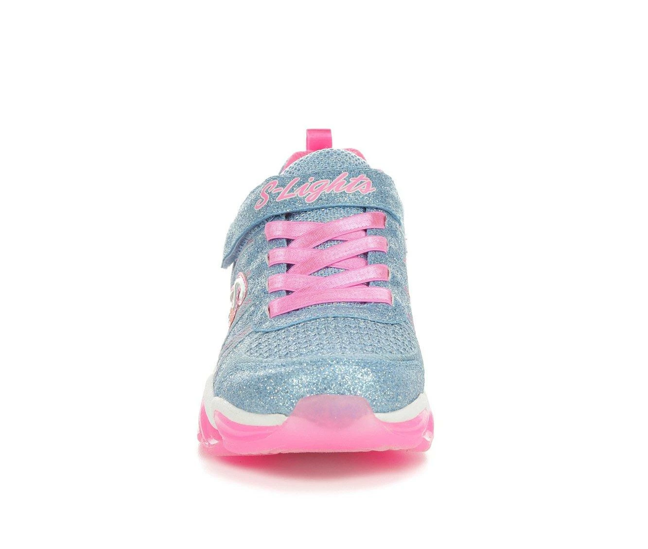 Buy ๐คฉ Girls' Skechers Little Kid & Big Kid Hyper Surge Light-Up ๐ Sneakers LightBlue/Pink ๐ - Image 5