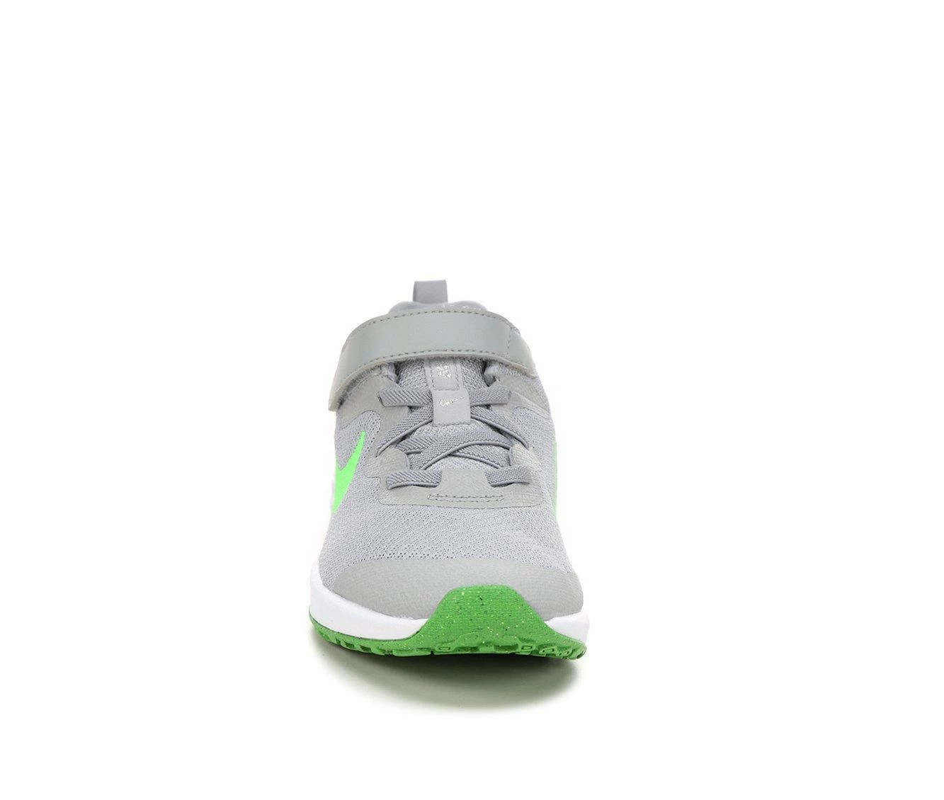 Best Sale ๐ Kids' Nike Little Kid Revolution 6 Running ๐ Shoes Grey/Green/Grey โญ - Image 5