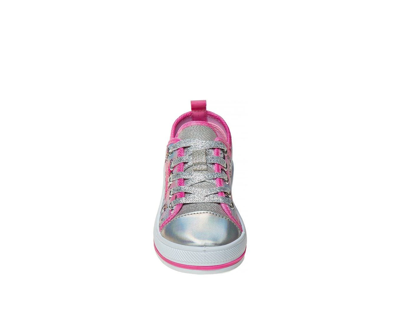 Deals ๐งจ Girls' Kensie Girl Little Kid & Big Kid Unicorn Lace-Up ๐ Sneakers Pink/Silver ๐งจ - Image 5