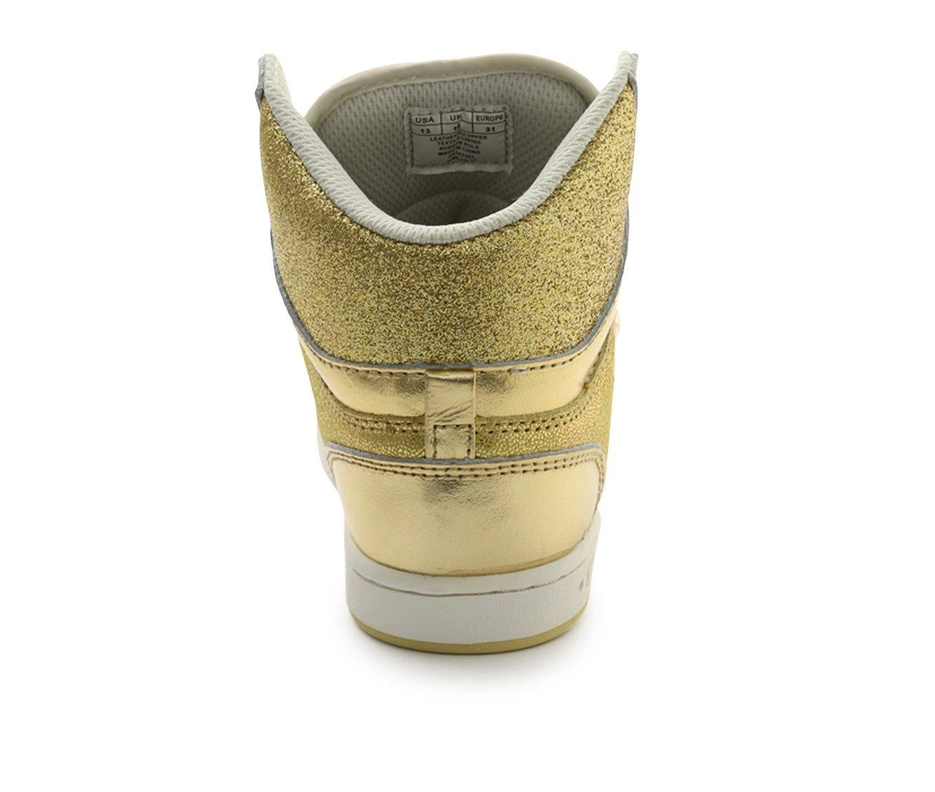 Hot Sale โญ Girls' Pastry Toddler & Little Kid Glam Pie Glitter ๐ Sneakers Gold โค๏ธ - Image 5