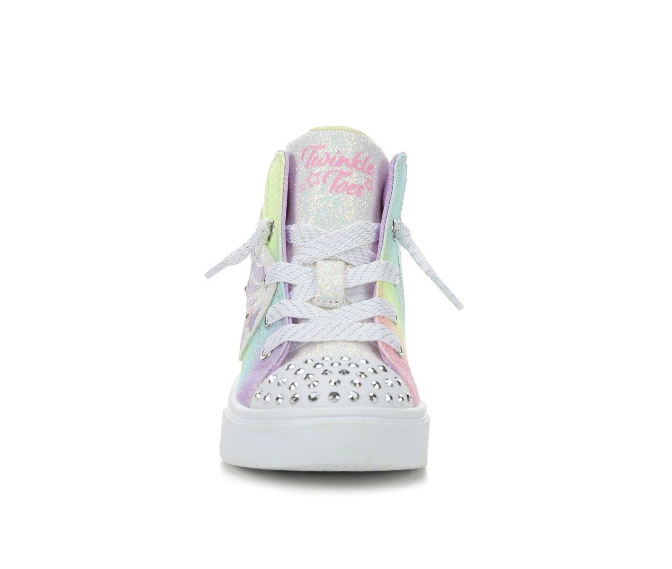 Best Pirce ๐ Girls' Skechers Toddler Twinkle Sparks Wing Charm Light-Up High-Top ๐ Sneakers Multi ๐ฏ - Image 5