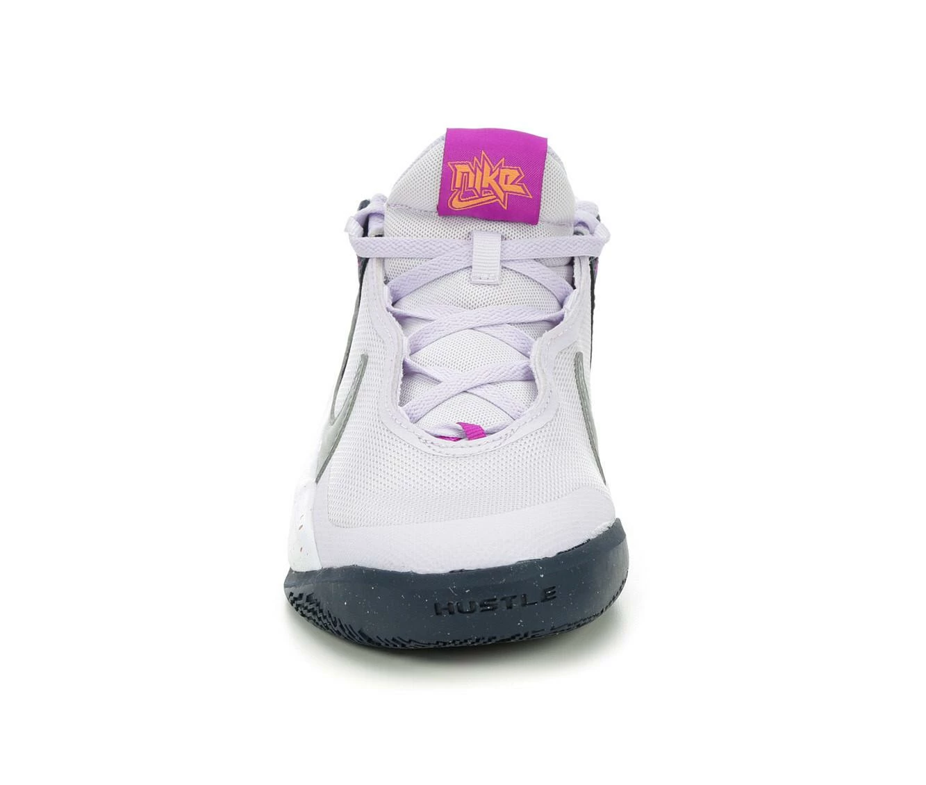 Cheap ๐ Girls' Nike Big Kid Team Hustle D10 Special Edition ๐ Basketball ๐ Shoes Purple/Slvr/Blu ๐ - Image 5