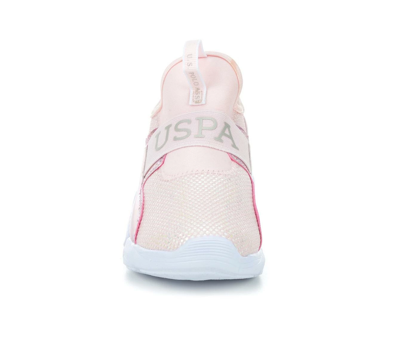 Outlet ๐ฅ Girls' US Polo Assn Little Kid & Big Kid Amet Slip-On ๐ Sneakers Blush/Silver โจ - Image 5