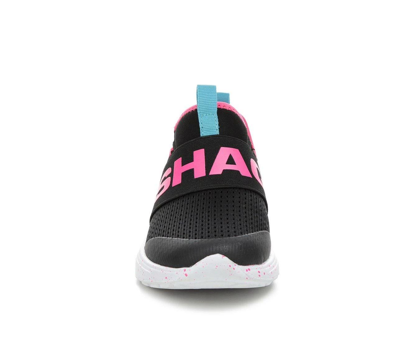 Flash Sale โญ Girls' Shaq Little Kid & Big Kid Verse Slip-On Running ๐ Shoes Blk/Pink/Aqua ๐ - Image 5