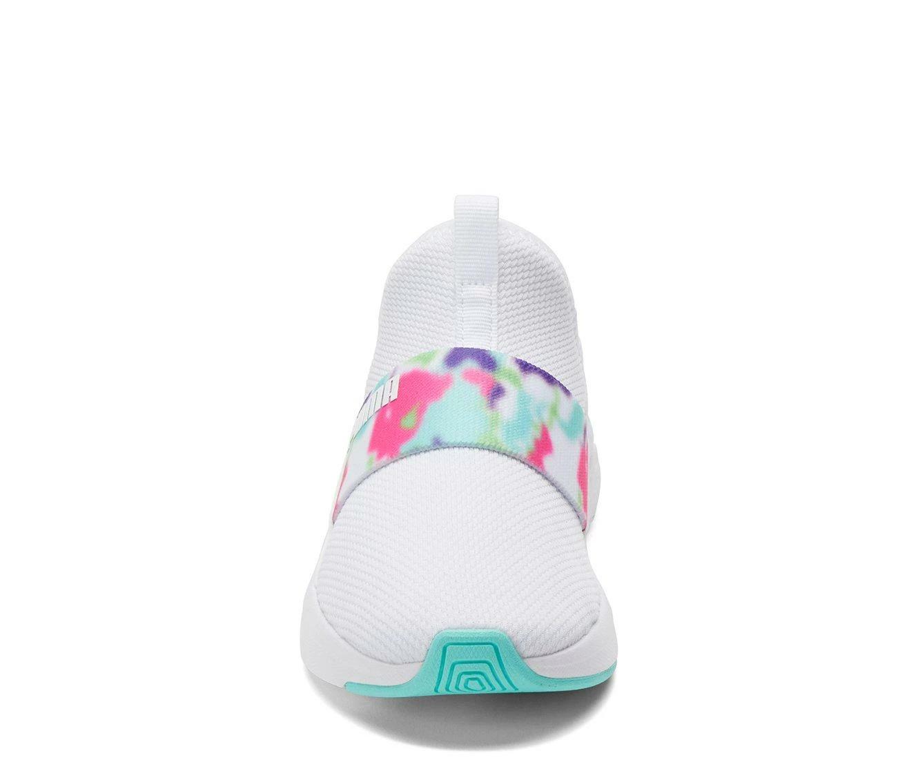 Budget ๐ฅ Girls' Puma Little Kid Softride Slip On Bleached Running ๐ Shoes White/Blue ๐ - Image 5
