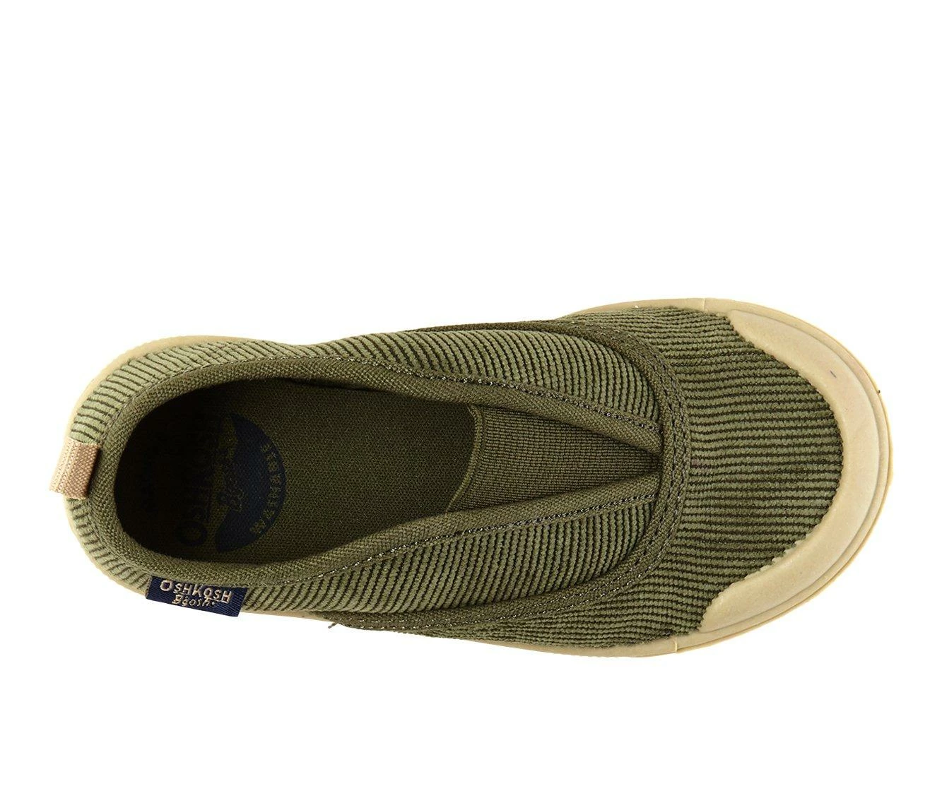 Cheap ๐ Kids' OshKosh B'gosh Toddler & Little Kid Fishar Slip-On ๐ Sneakers Olive ๐ - Image 5