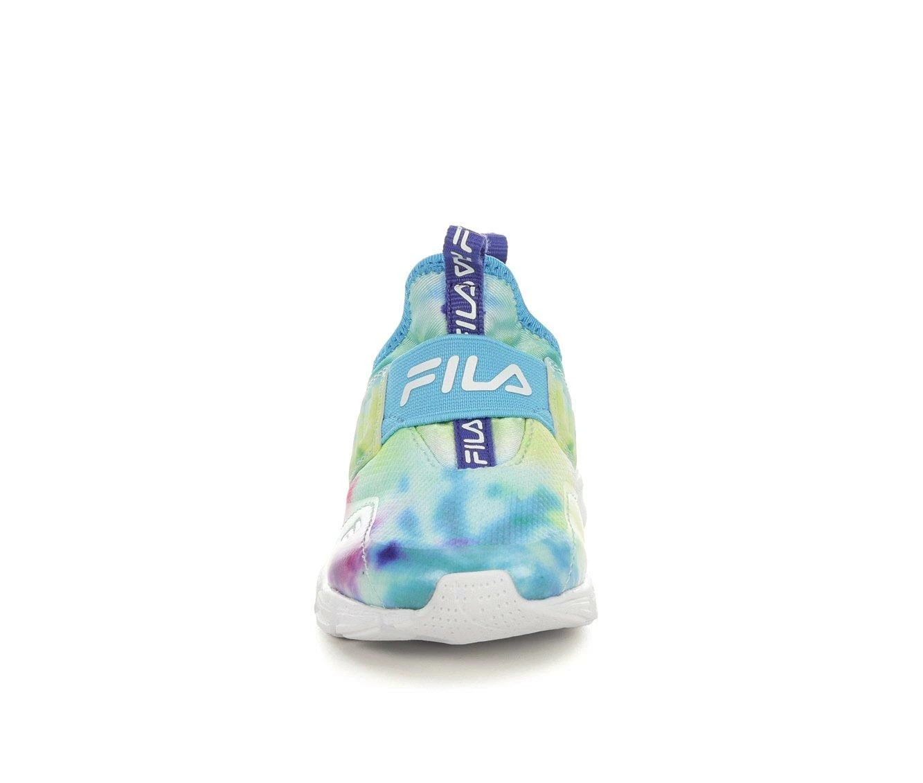 Coupon โ๏ธ Girls' Fila Toddler Landbuzzer Running ๐ Shoes TieDye/Grn/Blu ๐ - Image 5