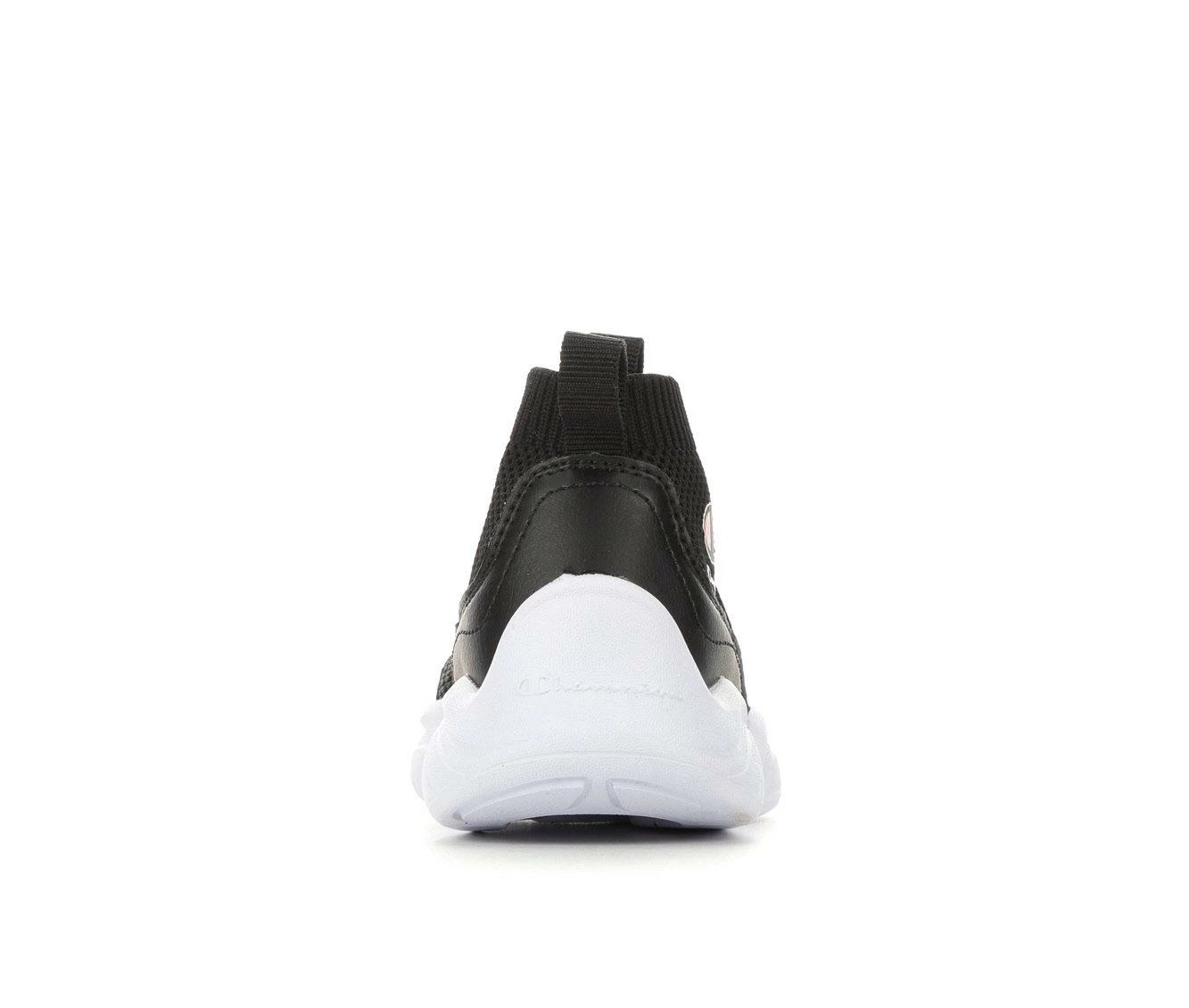 Wholesale ๐ Kids' Champion Toddler Legend Pull-On ๐ Sneakers Black/Wht/Red ๐งจ - Image 6