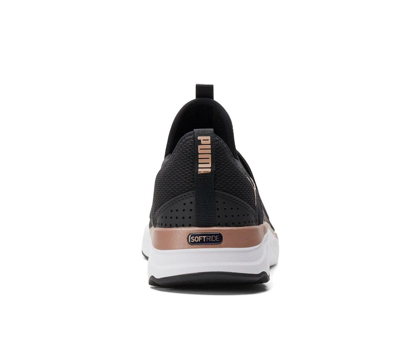 New ๐ฏ Girls' Puma Big Kid Softride Sophia Slip-On Junior Running ๐ Shoes Black/Rose Mtlc โค๏ธ - Image 6