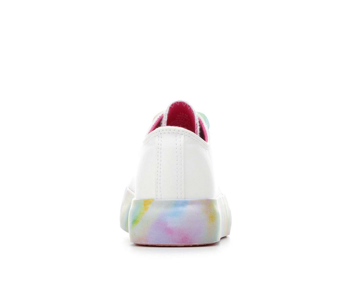 Coupon ๐ Girls' Paris Blues Little Kid & Big Kid Macie Platform ๐ Sneakers White/Tie Dye ๐คฉ - Image 6