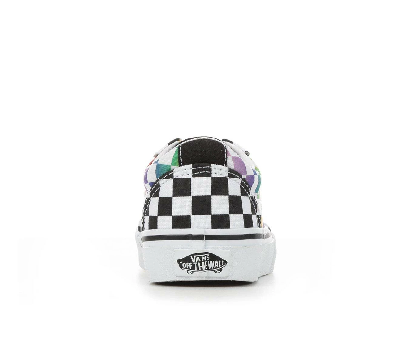 Cheapest ๐ฅฐ Girls' Vans Little Kid & Big Kid Ward Skate ๐ Shoes Rainbow Check ๐ฅฐ - Image 6