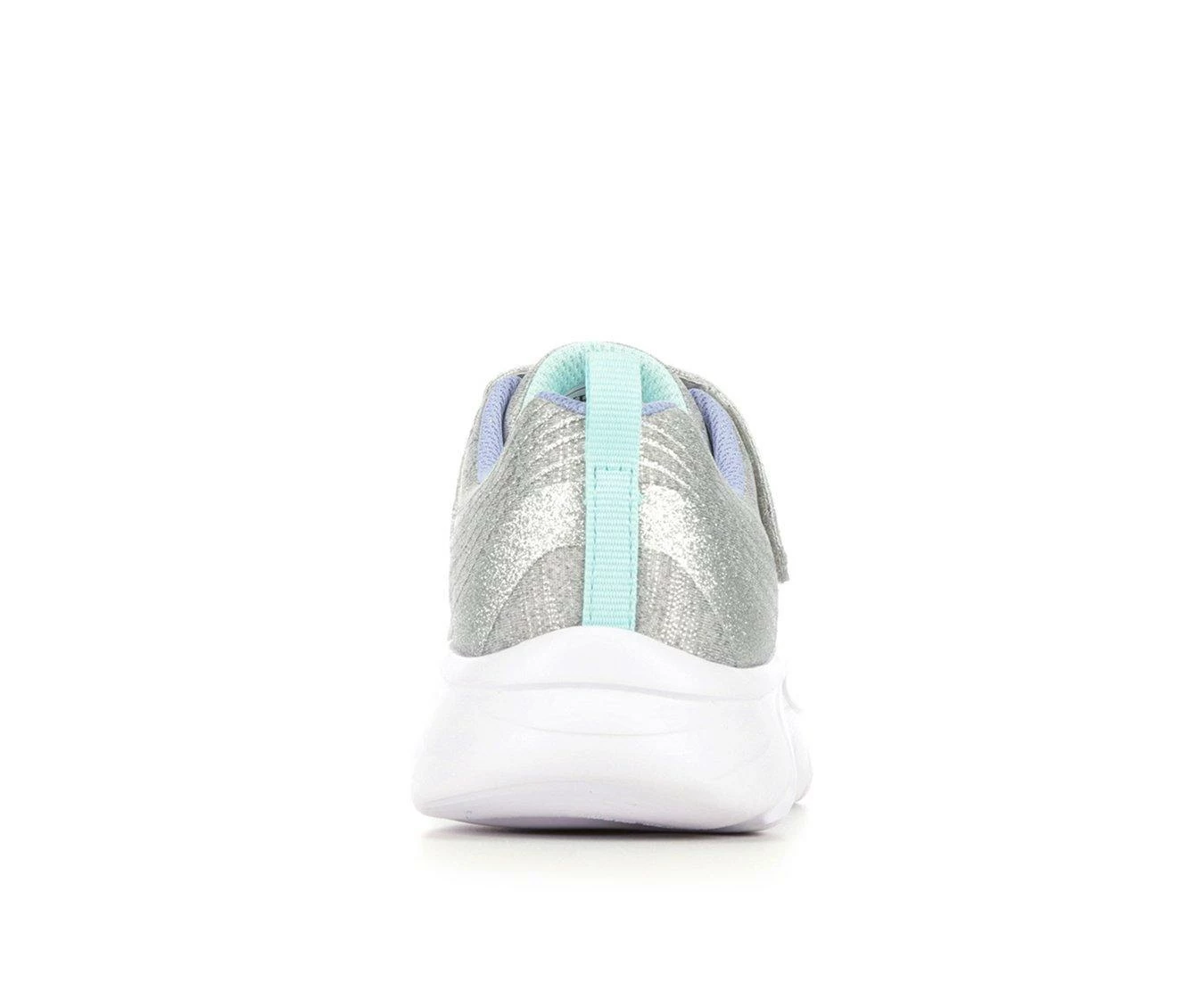 Wholesale ๐ Girls' Skechers Little Kid & Big Kid Dynamic Dash Running ๐ Shoes Silver/Blue ๐ - Image 6