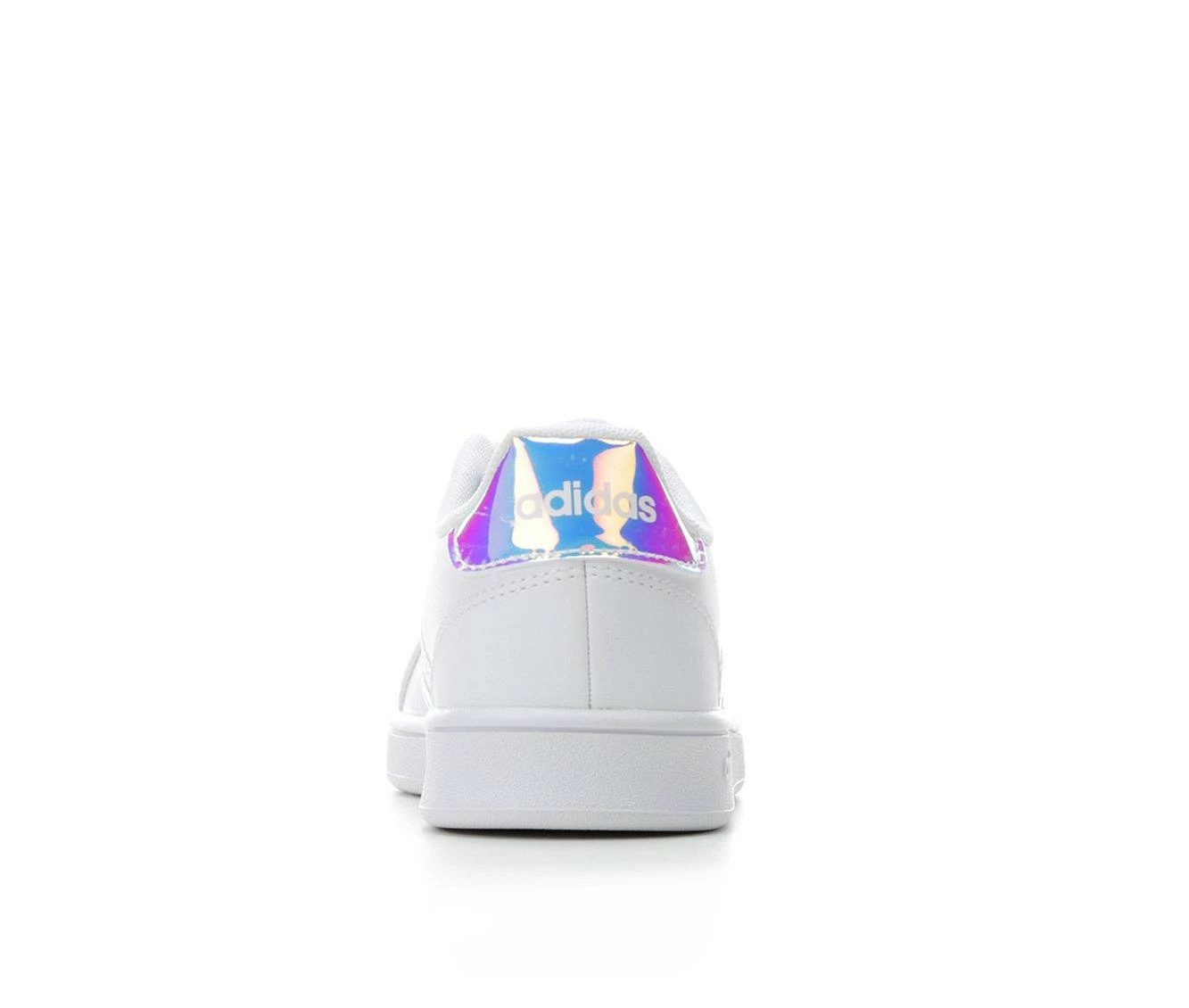 Cheap โ Girls' Adidas Little Kid & Big Kid Grand Court ๐ Sneakers Wht/Wht/GryMtl ๐ - Image 6