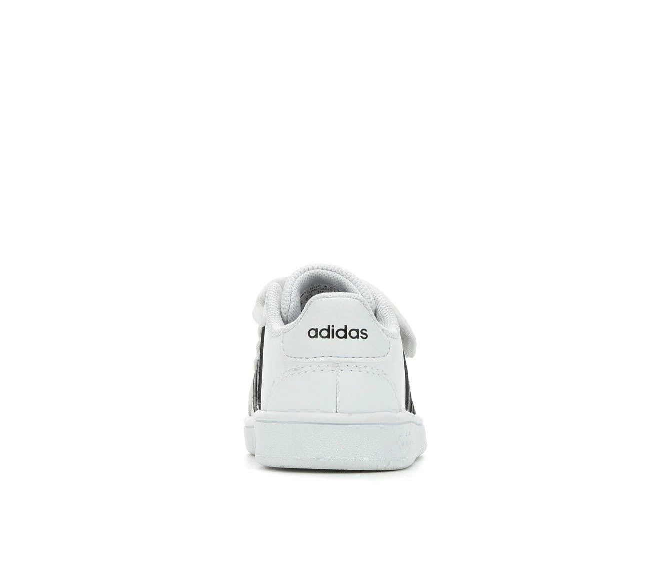 Buy ๐ฅ Kids' Adidas Infant & Toddler Grand Court ๐ Sneakers Wht/Blk/Wht ๐ฅฐ - Image 6