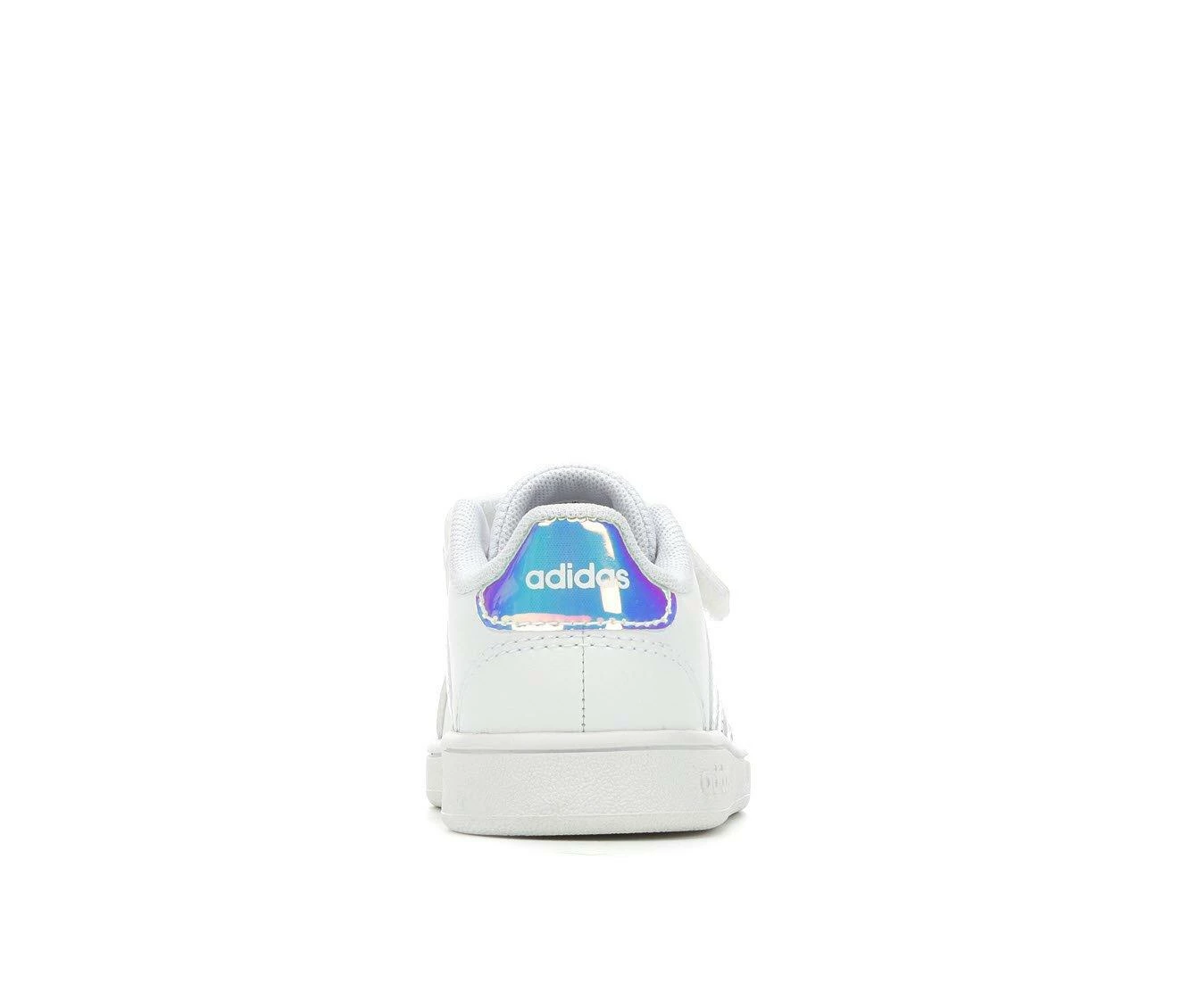 Wholesale ๐ฅฐ Girls' Adidas Infant & Toddler Grand Court ๐ Sneakers Wht/Wht/GryMtl ๐ฅฐ - Image 6