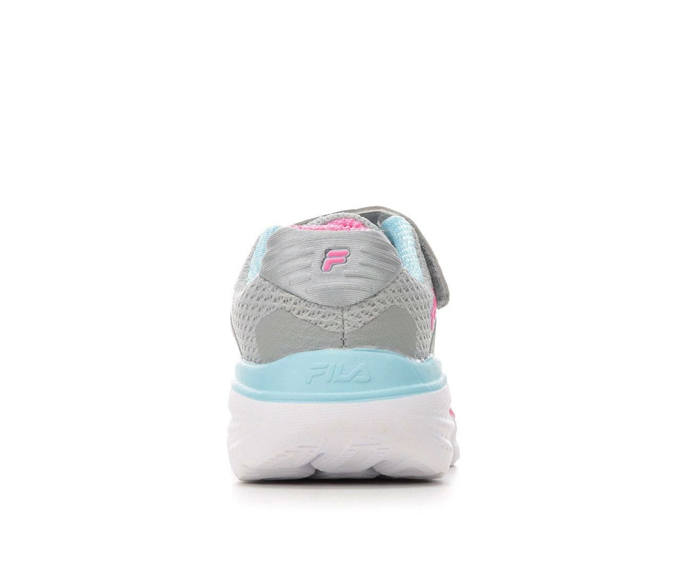 Wholesale ๐ Girls' Fila Little Kid & Big Kid Cybotic Strap Running ๐ Shoes Grey/Lavdr/Blue ๐ - Image 6