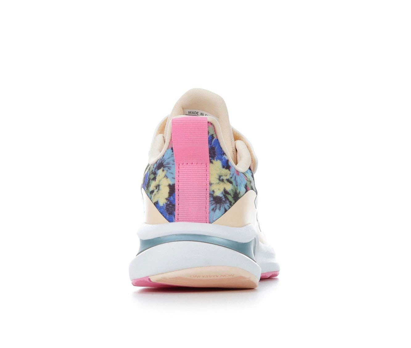 Promo ๐ Girls' Adidas Little Kid Fortarun Strap Sustainable Running ๐ Shoes Pnk/Wht/Floral ๐ - Image 6