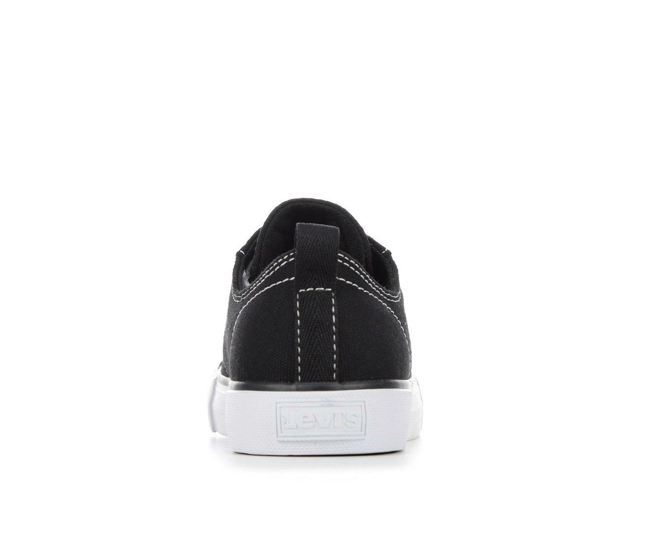 Best Pirce ๐ฏ Girls' Levis Big Kid Anikan Canvas ๐ Sneakers Black โ - Image 6