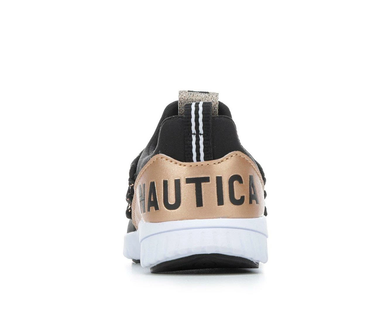 Deals 🥰 Girls' Nautica Toddler & Little Kid Benton Slip-On 👟 Sneakers Black/Gold 🔥 - Image 6
