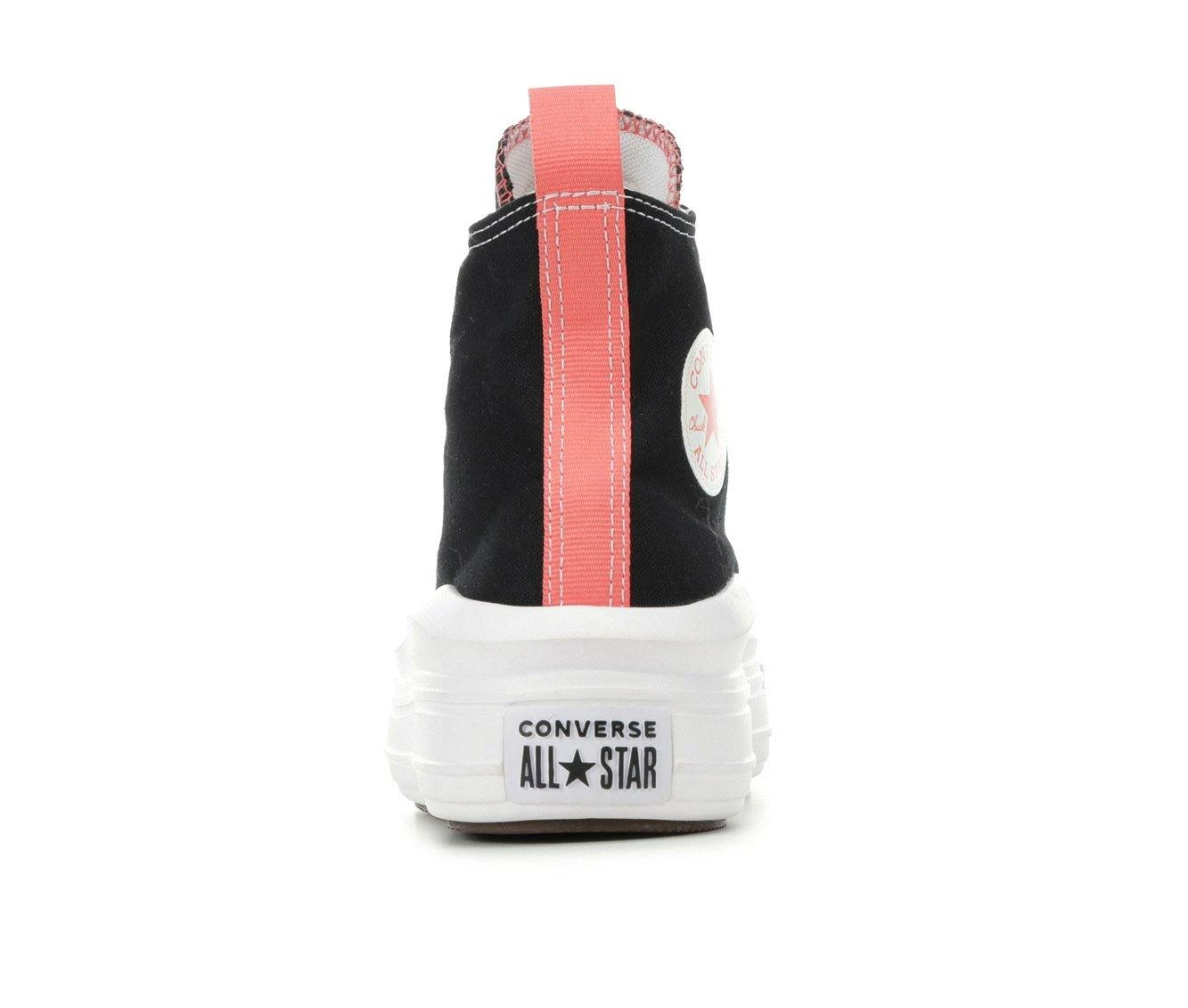 Promo ๐ Girls' Converse Big Kid Chuck Taylor All Star Move Hi Platform ๐ Sneakers Black/Pink/Wht โค๏ธ - Image 6