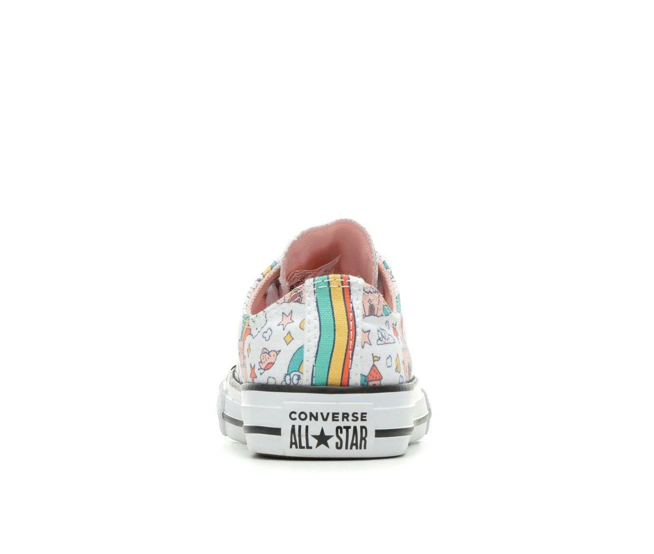 Discount ๐ฅ Girls' Converse Little Kid Chuck Taylor All Star Castle Ox ๐ Sneakers Wht/Pink/Teal ๐ - Image 6