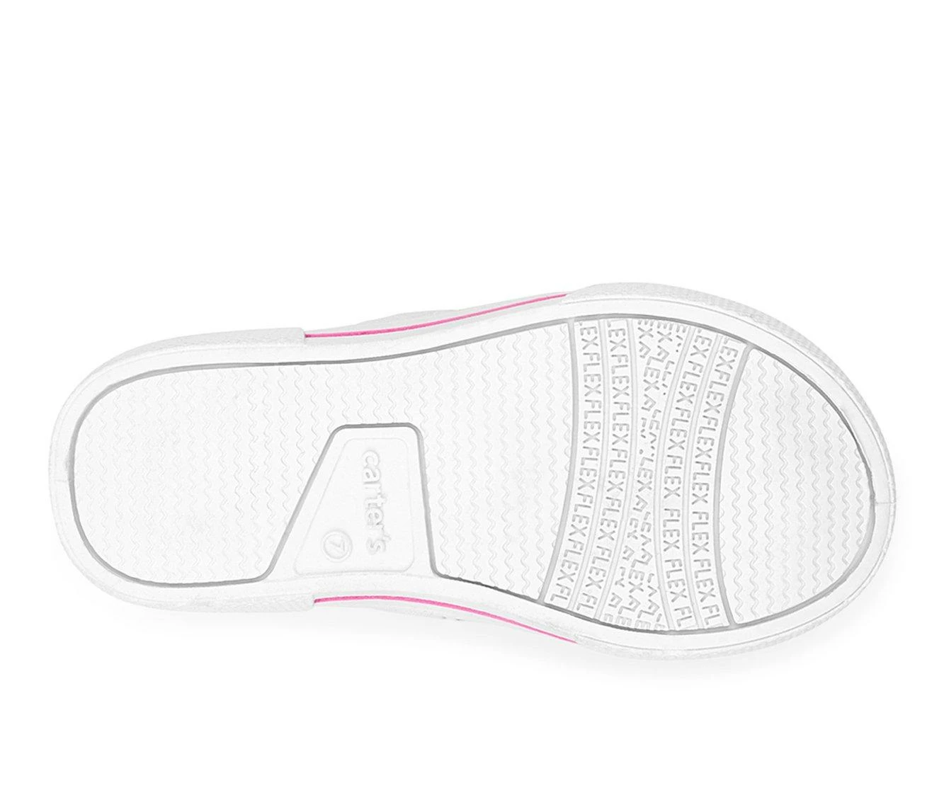 New ๐ Girls' Carters Infant & Toddler & Little Kid Ginger High-Top ๐ Sneaker ๐ฅพ Boots White ๐ - Image 6