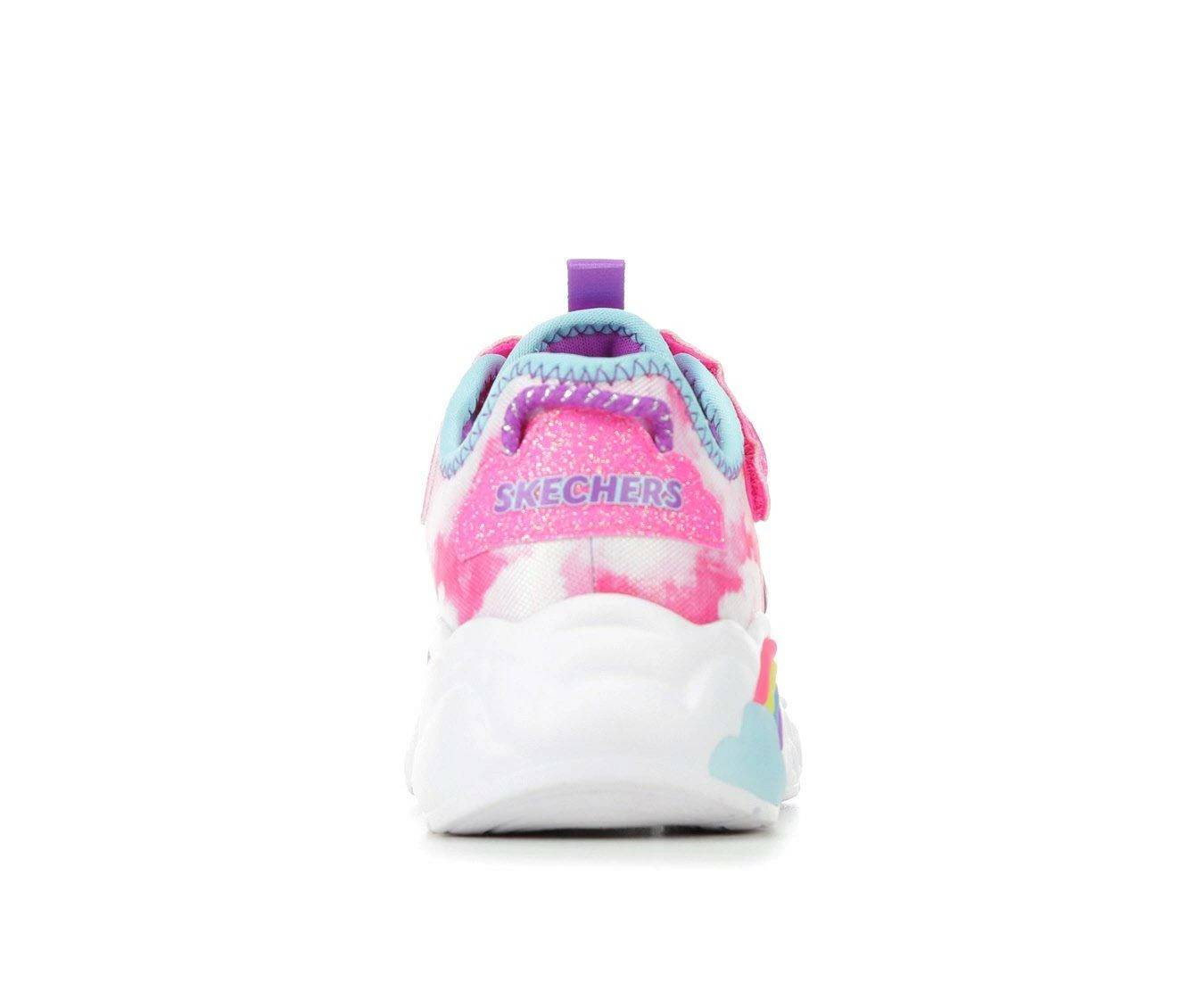 Best reviews of ๐งจ Girls' Skechers Little Kid Rainbow Racer Light-Up Wedge ๐ Sneakers Pink/Cloud Mlti ๐งจ - Image 6