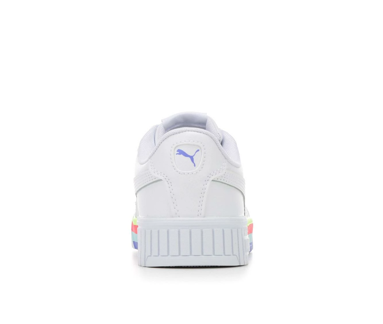 Budget ๐ Girls' Puma Big Kid Carina 2.0 Stripes ๐ Sneakers White/Stripes ๐ - Image 6