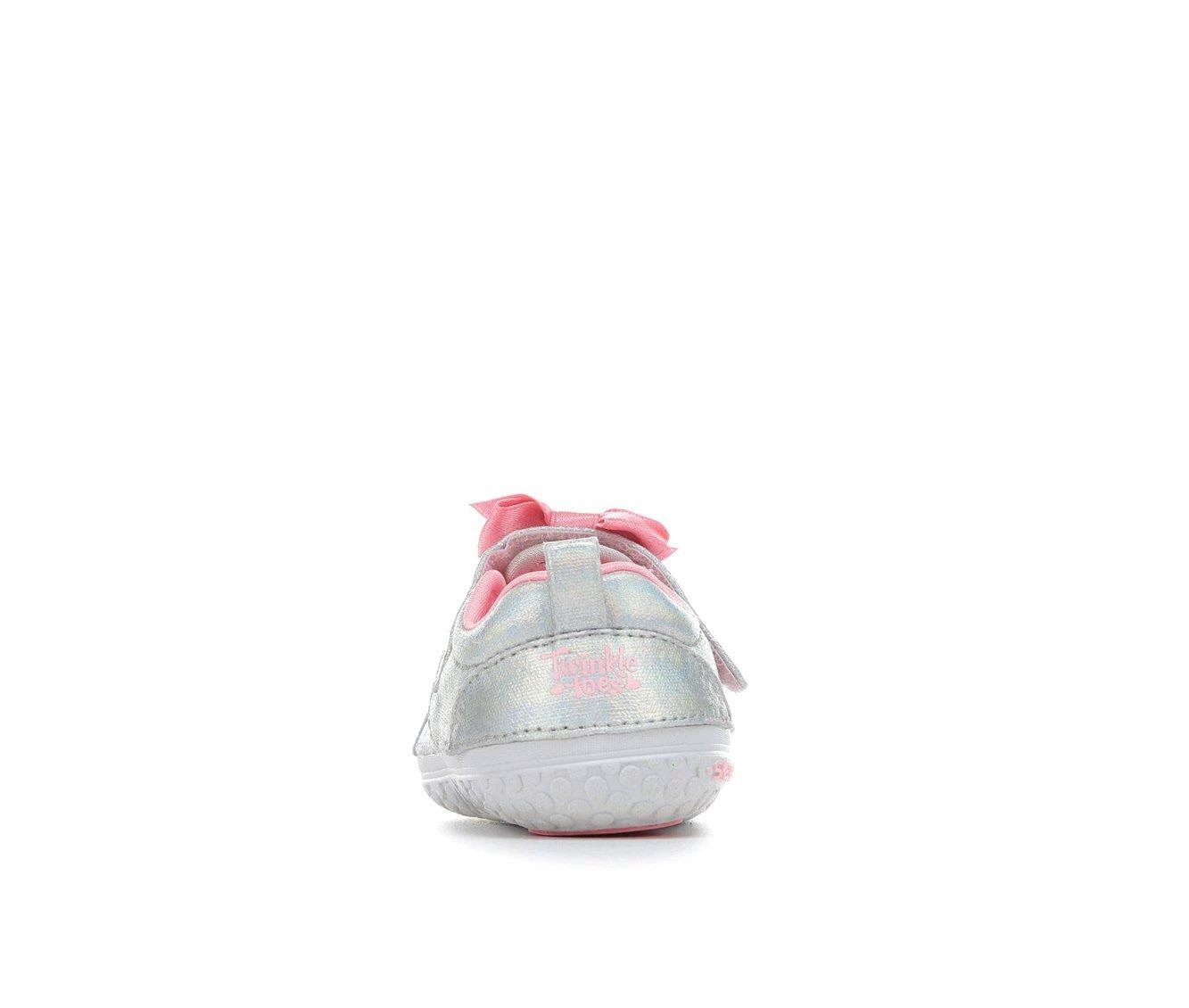 Hot Sale ๐ Girls' Skechers Infant & Toddler Learners Crib ๐ Shoes Silver/Pink โจ - Image 6