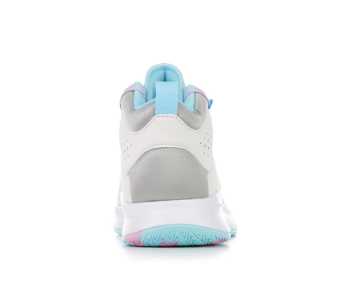 Coupon โ Girls' Adidas Little Kid & Big Kid Cross 'Em Up Wide Width ๐ Basketball ๐ Shoes Wht/Lilac/Grey ๐ - Image 6