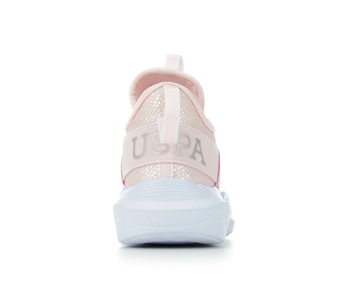 Outlet ๐ฅ Girls' US Polo Assn Little Kid & Big Kid Amet Slip-On ๐ Sneakers Blush/Silver โจ - Image 6