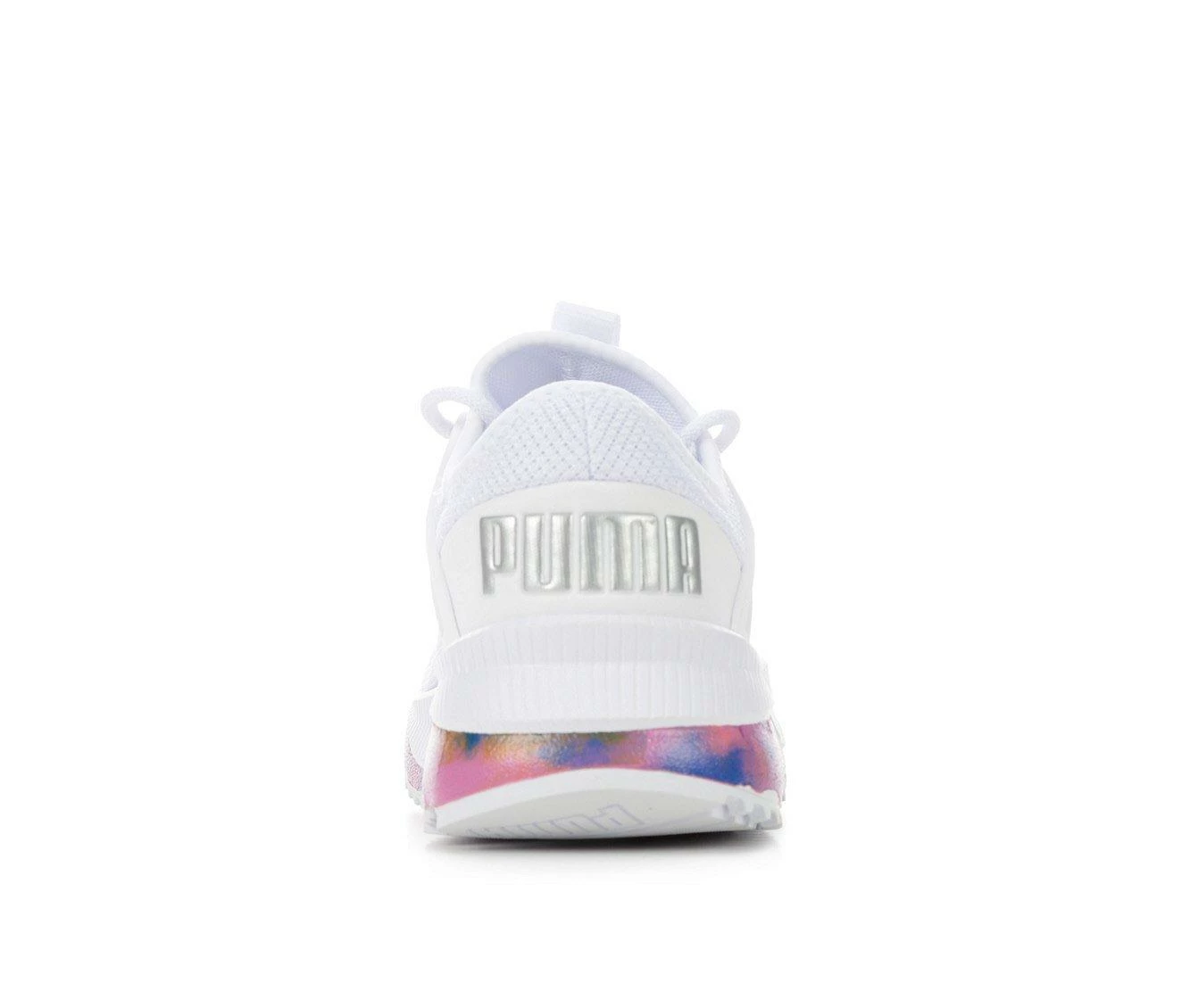 Budget โจ Girls' Puma Big Kid Puma Pacer Future Bleached Running ๐ Shoes White/Multi ๐งจ - Image 6